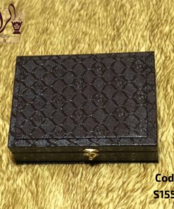 Alternative view of شنطة إهداء قيمة لون بني لامع