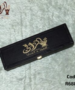 Alternative view of قطعة عود مروكي محسن مع مخلط مركب الشتاء داخل شنطة جلد فاخرة