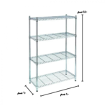 رفوف كروم 180x60x90cm