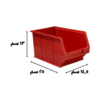 صندوق قطع غيار احمر مقاس 3